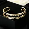 20Style Top Quality Luxury Designer Bangle Opening Chanells Bracelets Jewelry Woman Charm Bracelet Men Lettre C Logo Gold CHEPLES CCCLES 789