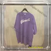 2020 VETTEMENTS T-shirt Purple White Letter Imprimé Vettements Tee Men Summer Femmes Oversize VTM T-shirts Hip Hop Coton Tops 944