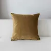 Cushion/Decorative Velvet Cushion Cover Brown Soft Cover 45X45 Case for Living Room Sofa Decor Nordic Home Decor Throw Cover