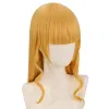 Wigs LEBAIL WIG Love Live Live Heanna Sumire cosplay parrucca 80 cm gialla dritta di Halloween parrucca resistenti al calore peli sintetici