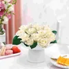 装飾的な花日本スタイルのJianshan Flower Arribse bessel Office Decor Desk Descoration Ceramics花の固定ベース