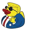 Brump Spettaio Trump Duck Brivoni in lega di metallo USA Flags rendono l'America Great Again Pin Badge