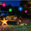أضواء المسبح العائمة مصابيح حمام سباحة شمسية مع RGB لون تغيير مصابيح تجمع المقاومة للماء