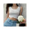 Camisoles Tanks Tops Baby Girl Sequin Sequin Black White Top Top Top Solid Color Rooveless Tee Women Vintage Bralette Женский летний повседнев