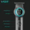 VGR Trimmer Machine de corte sem fio barbeiro elétrico 8000 rpm Corte de cabelo profissional para homens V990 240411