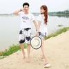 Couple Pantal Pantalon Seaside Vacation Derying Drying Loose Plus Shorts de taille Men and Femmes Natation de printemps chaud Big Pantal