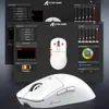 Angriff Shark X3RRO Wired Modus 8kHz Bluetooth Mousepixart PAW3395TrimodeWired -MODE 4KHzlightweight Makro Gaming Maus 240419