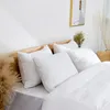 Easyum 48*74cm 19*30in Satin Weave 100% Polyester Decorative Letto a letto Sling Neck Cushion per divano domestico 240415