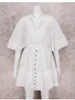 Vestido de encubrimientos de playa de túnica de encaje blanco para mujeres de media manga Bodycon Elegant Ladies Ropa Ropa Mujer 240424