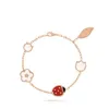 Peoples Choice, wesentliches Armband von sieben Sternen Ladybug -Blumenarmband für Highend mit gemeinsamem Vnain zu werden