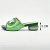 Dress Shoes Italian Matching Shoe And Bag Set Arrival African Wedding Sets Fashion Green Color High Heels Women Pumps