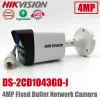 Cameras Original Hikvision DS2CD1043G0I 4MP POE IR H.265 IP67 WDR Network Bullet IP Camera