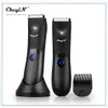 CLYIN CLYINE CHILLE CHILLE CLIPPER ELECTRICE avec des LED Light Men Haircut Rechargeable Rasoir pour le corps entier 240411