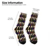 Chaussettes masculines Bassoon Reeds (arc-en-ciel) Harajuku Sweat Absorbing Stockings All Season Long Accessoires pour les cadeaux unisexes