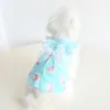 Hundkläder spetsar båge vattenmelon klänning söt kappa pyjamas husdjurskläder för hundar sommar vårprodukter valp chihuahua xs-xl