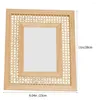 Frames rattan geweven fotolijst boho decor kantoor bureau decoraties massief hout ornament