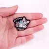 Citações de filmes de animais de animais Badge Badge Cute Anime Games Games Hard Pins de esmalte coletam Cartoon Broche Backpack Hat Bag Collar Lapel Badges S210058