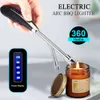 Factory Direct Supply Custom Electric Candle Lighter,New USB Charging Long Arc Flexible BBQ Lighter