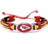 US -Fußballmannschaft Kansas City Dangle Charm DIY Halskette Ohrringe Armband Armreifen Knöpfe Sportschmuck Accessoires1216302