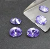 Kolor lawendowy Kamień 8 Rozmiary 23 mm46mm owalna maszyna Cut Cubic Zirkonia Syntetyczne luźne koraliki z kamienia szlachetnego do biżuterii Making 500pcs5619243