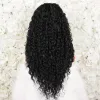 Hair Products Long Curly Hair Wigs 13X4 Lace Front Hair Wigs With Baby Hair For Women Natural Color Synthetic Fiber Heat Resistant Hair Wig