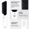 4800mAh Portable Hair Straightener Brush Electric Smoothing Mens Beard Wireless Heating 240424