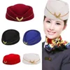 Beralar Performans Çalışması Kapağı Kadın Lady Party Hats Air Hostesler Hat Beret Hostes