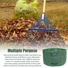 Storage Bags 63 Gallons Lawn Garden Reusable Standable Trash Containers Deciduous Leaves Garbage Bag Collection