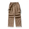 Men's Pants TINT ERA Parachute Cargo Men Oversize Outdoor Casual Trousers Male Waterproof Man Japanese Streetwear Hip Hop