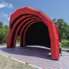 Red and Black Polieplable Stage Cover Tent Oxford Dôme Polie Dome Toit Marquee Air pour Concerts Outdoor Événements avec une livraison d'air gratuite à votre porte