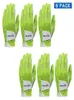 6 PCS Efunist Golf Glove Hand Leftable Green Green 3D Performance Mesh Nonslip Micro Fiber Golfes 20102944798167330915