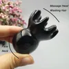 Natural Ox Horn Octopus Comb Head Massager Meridian schrapen hoofdhuidmassage Borstel Acupunctuur Spa Gua Sha Sha Health Therapy Tool 1pc 240418