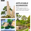 Tuindecoraties Japanse toren Licht Decoratie Paviljoen Model Miniatuur Pagode Pagode Accessoire Bonsai Adorn steen Tiny standbeeld ornamenten