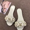 Классические женские потертости мелисса Желли Камелия тапочки шлепанцы летние сандалии обувь плоская пляжная тапочка для женщин