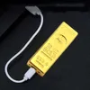 Aangepaste lichtere gouden lichtere USB elektrische waterdichte boog aansteker voor sigaret