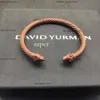 Nieuwe 2024 Dy Desginer David Yurma Sieraden Top Kwaliteit Bracelet Simple en Elegant Popular Woven Twisted Rope Fashion Ring David Bracelet Punk Jewelry David Size 2 458