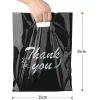 Bolsas 100 PCs Logeira Corais Saco de Compras com Handeld Saco de Busas de Busas de Plástico Busas de Plástico Cliente (Excluindo a Taxa de Impressão)