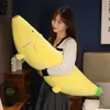 80/100/120cm Long Banana Pillow Cute Yellow Dog Plush Toys Korea Appease Dolls Birthday Gifts For Children Baby 240426