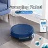 Vakuumrengöringsapp Remote Automatic Control Sweeping Robot med vattentank svep och våt moppning rengöringstum 240418