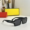 Lunettes de soleil marques féminines rectangulaires pour hommes UV Retro Square noir 2024 Lunes de luxe Masque pour les yeux décoratifs