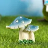 Dekoracje ogrodowe mini grzybowe miniaturowe figurki żywiczne symulacje grzyby rzemieślnicze Mikro krajobrazowe ozdoby domowe