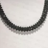 Iced Out Hip Hop Cuban Link Chains Aangepaste sieraden Real 925 Sterling Silver Black Moissanite Diamond Cubaanse ketting