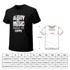 Men's Tank Tops Angry Music Makes Me Happy - Funny Metalhead Outfits Gifts T-Shirt For A Boy Oversized T Shirts Mens White