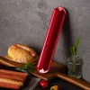 Meat gevogelte gereedschap hotdog snijder met 40 roestvrijstalen messen worst snijslicder ham snijdende mes keuken benodigdheden bbq gereedschap 2024428