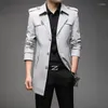 Les vêtements pour hommes trench-codes sont légers et simples manteau automne version coréenne Version moyenne 8808 8 couleurs Drop Drop livraison appa dh1b0
