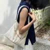 Национальный стиль новый китайский стиль ретро -сплайсинг дизайн бисера на плечах весна и осень большие сумки для пакета Commuter Crossbode Sage