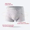 8Pcs/Lot Mens Sexy Underwear Boxer Shorts Milk Silk Soft Comfortable Fabric Fashion Print Breathable Antibacterial Mens Shorts 240412