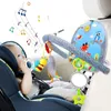 Baby Crib Hanging Rattles Toys Car Seat Toy Soft Mobiles barnvagn Crib Cot Spiral Toy PRAM Hanging Dolls For Babies Born Gift 240417