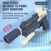 Elektrische Wasserpistole mit Rucksack Kids Blaster Hochgeschwindigkeit Automatisch Soaker Sommer Outdoor Party Game Childern Geschenk 240412