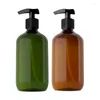 Storage Bottles 500ml Taggleble Refillable Bottle Hand Shampoo Lotion Facail Cleansers Beauty Health Cosmetics Large Capacity Skin Care